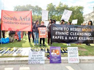 Indian Diaspora Protests in London 
