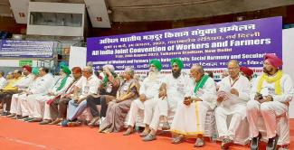 Workers and Farmers Joint Convention in Delhi