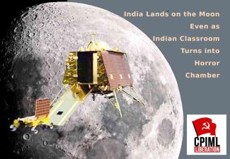 India Lands on the Moon Even as Indian Classroom Turns into Horror Chamber