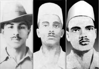 Bhagat Singh, Sukhdev and Rajguru