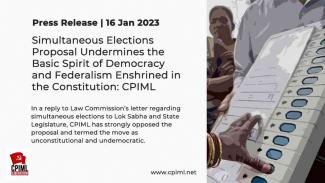 Simultaneous Elections Proposal Undermines the Basic Spirit of Democracy and Federalism